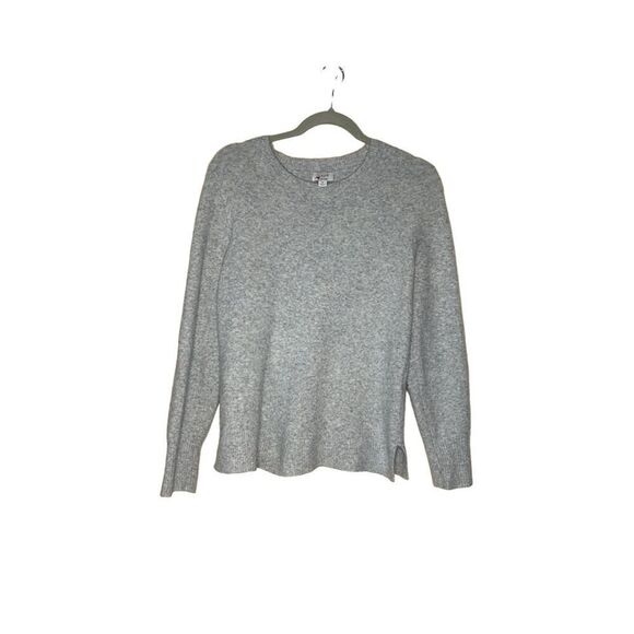 J.Crew Sweaters - J.Crew women's Heather Grey Crewneck Sweater Size M Long Sleeve Pullover